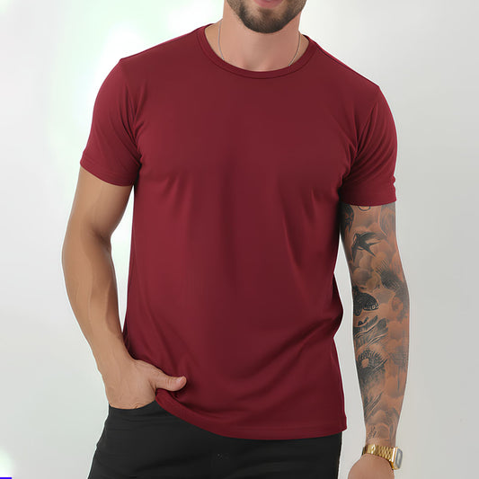 Camiseta Básica Adulto - Bordô