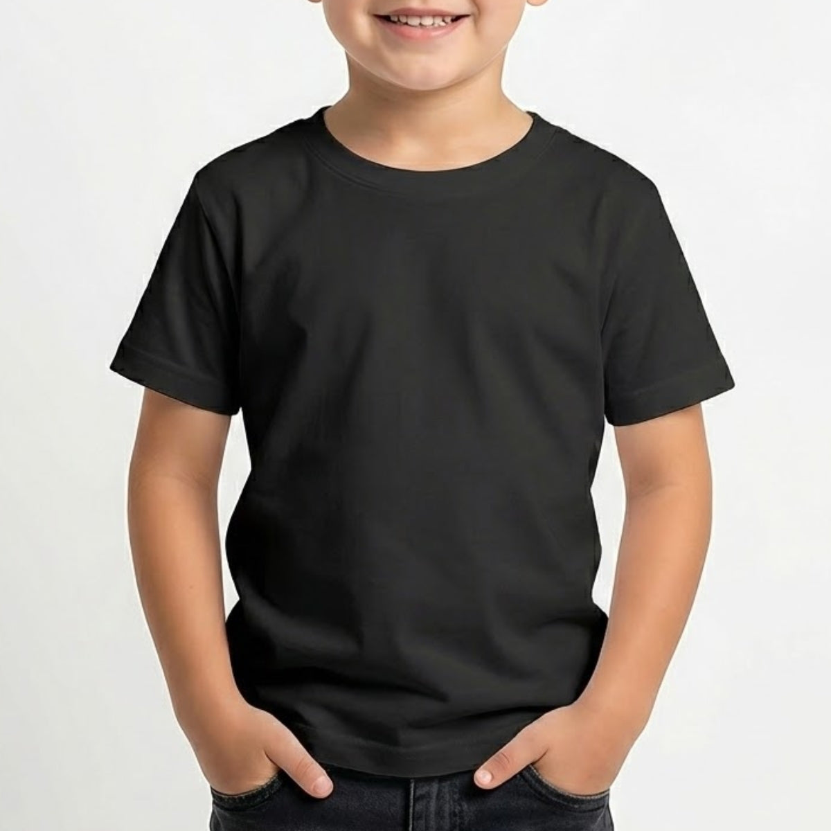 Camiseta Básica Infantil - Preto