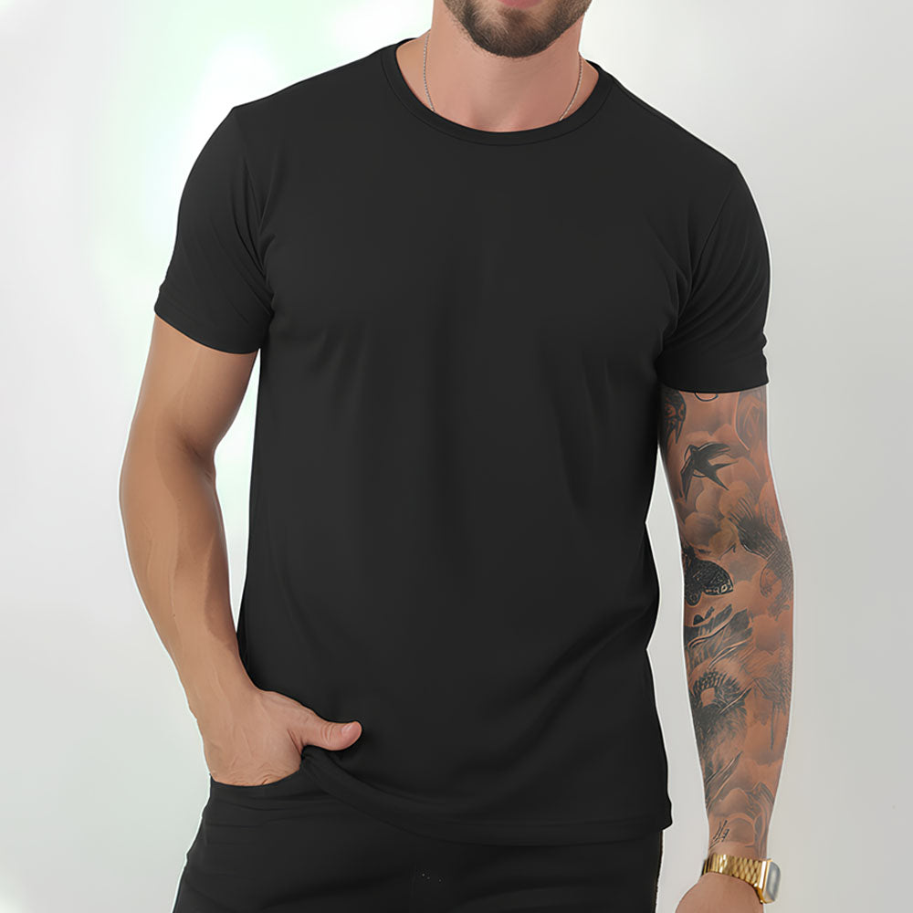 Camiseta Básica Adulto - Preto
