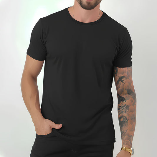 Camiseta Básica Adulto - Preto