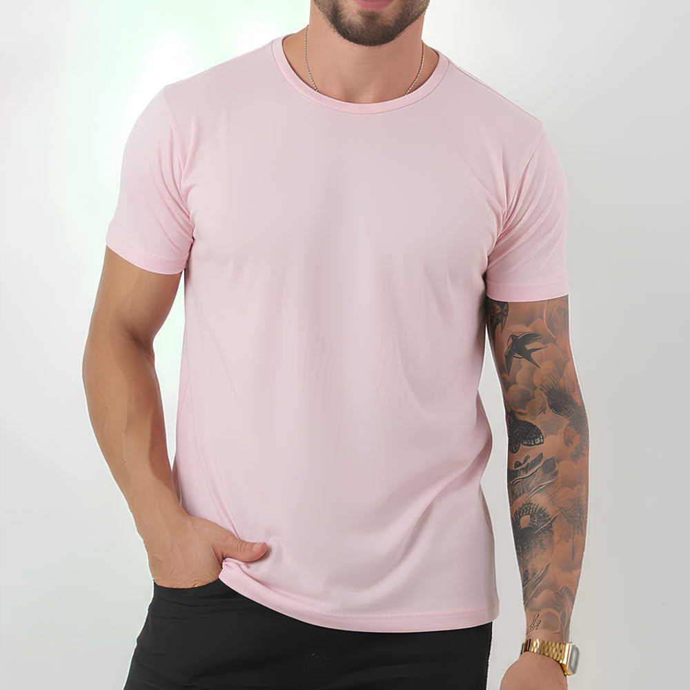 Camiseta Básica Adulto - Rosa