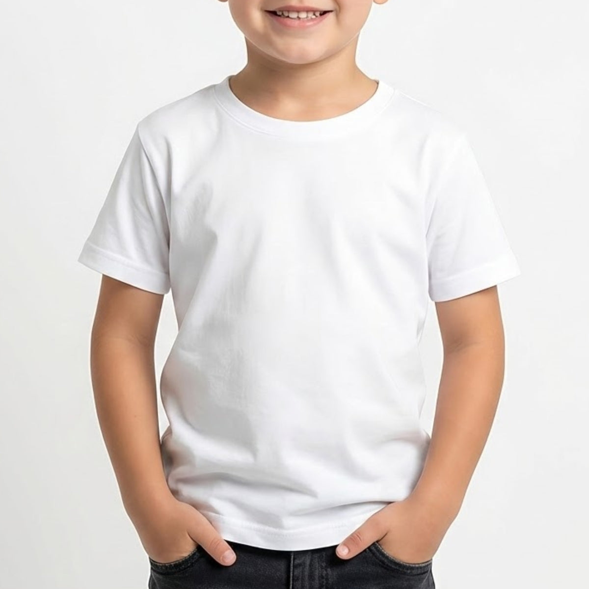 Camiseta Básica Infantil - Branco
