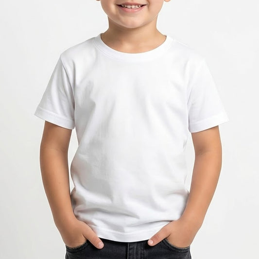Camiseta Básica Infantil - Branco