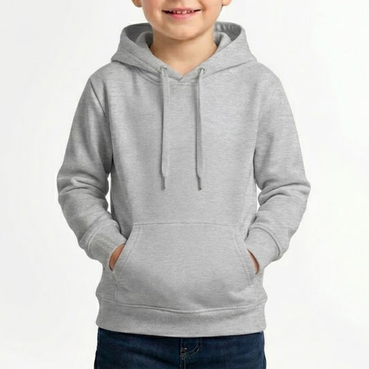 Moletom Canguru Infatil - Cinza